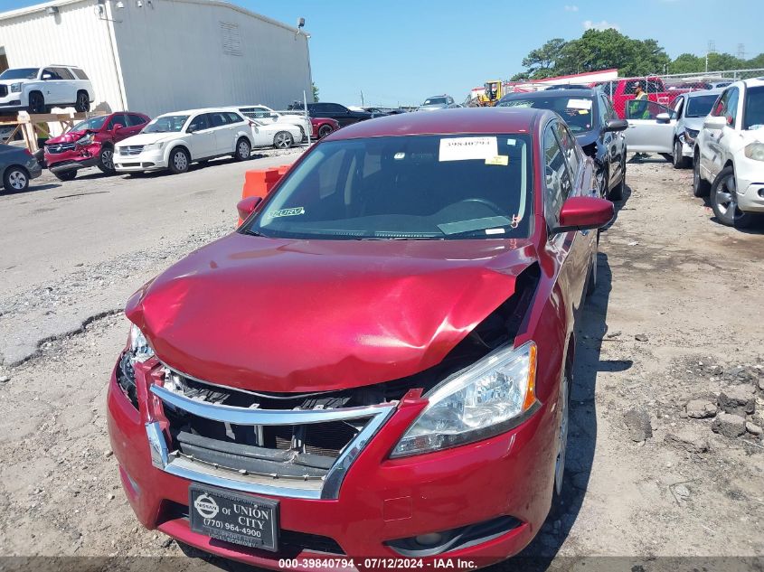 2015 Nissan Sentra Sv VIN: 3N1AB7AP2FY342232 Lot: 39840794