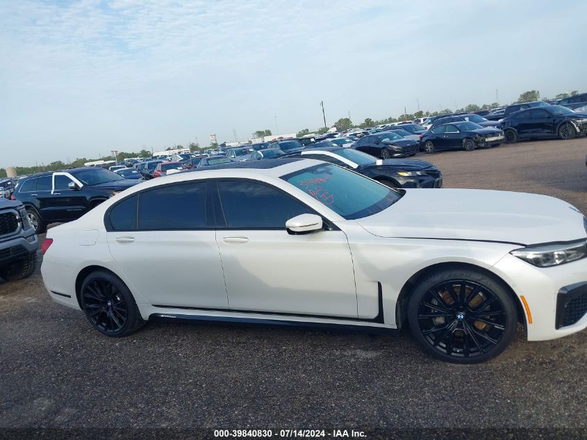 2020 BMW 740I VIN: WBA7T2C0XLGL17323 Lot: 39840830