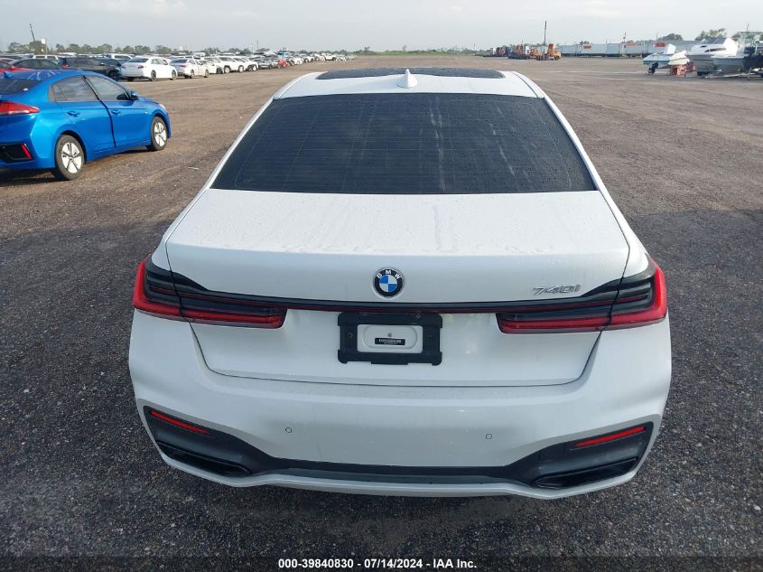 2020 BMW 740I VIN: WBA7T2C0XLGL17323 Lot: 39840830