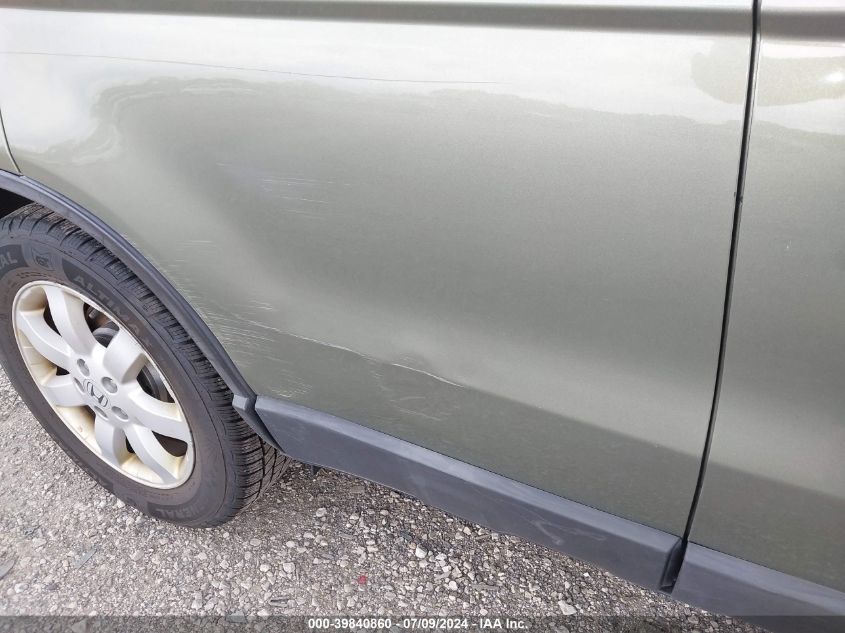 2009 Honda Cr-V Ex VIN: 5J6RE48589L023077 Lot: 39840860