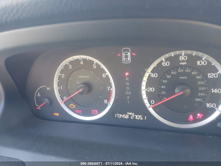 2009 Honda Accord 2.4 Ex-L VIN: 1HGCS12899A013466 Lot: 39840871