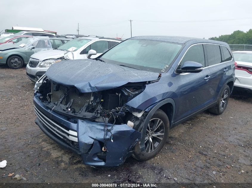 5TDZZRFH9KS349527 2019 TOYOTA HIGHLANDER - Image 2