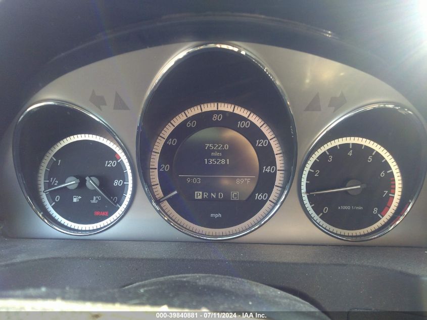 2009 Mercedes-Benz C 300 Luxury 4Matic/Sport 4Matic VIN: WDDGF81X59F220273 Lot: 39840881