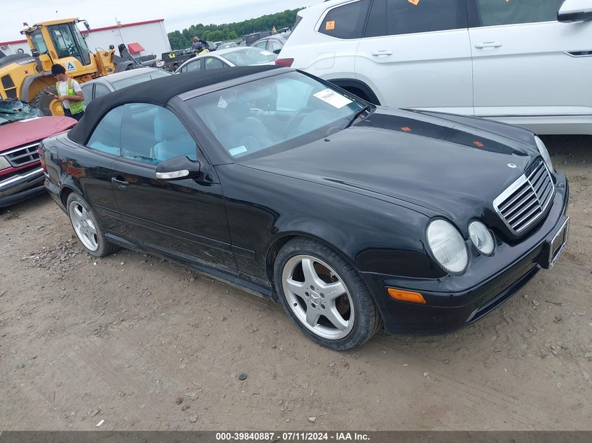 2002 Mercedes-Benz Clk 430 VIN: WDBLK70GX2T119638 Lot: 39840887
