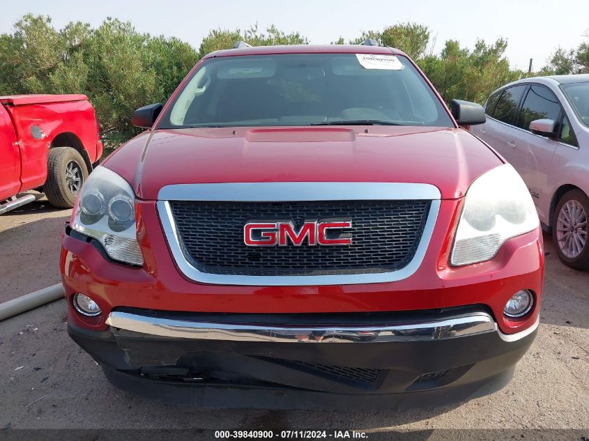 2012 GMC Acadia Sl VIN: 1GKKRNED6CJ406231 Lot: 39840900