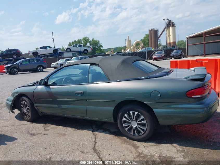 1997 Chrysler Sebring Jx VIN: 3C3EL45H6VT578542 Lot: 39840905