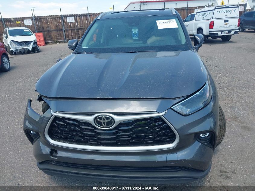 2023 Toyota Highlander Xle VIN: 5TDKDRAH7PS007623 Lot: 39840917