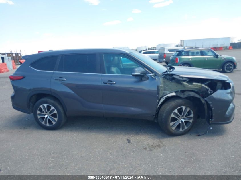 2023 Toyota Highlander Xle VIN: 5TDKDRAH7PS007623 Lot: 39840917
