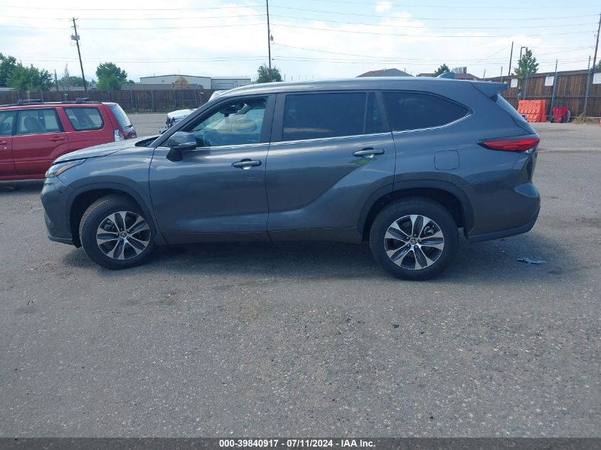 2023 Toyota Highlander Xle VIN: 5TDKDRAH7PS007623 Lot: 39840917