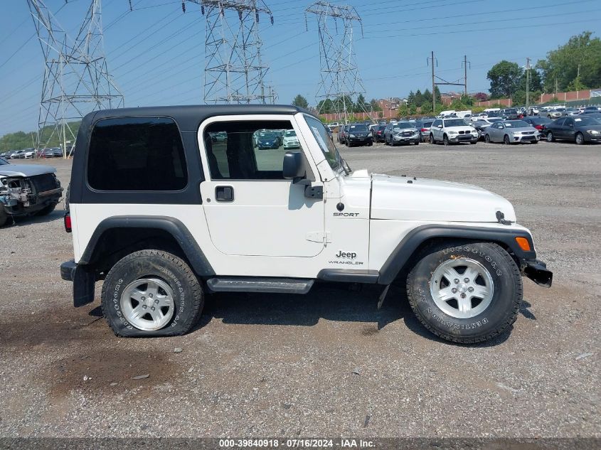2005 Jeep Wrangler Sport VIN: 1J4FA49S65P355007 Lot: 39840918