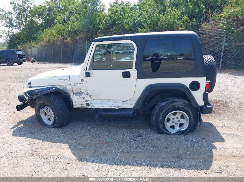 2005 Jeep Wrangler Sport VIN: 1J4FA49S65P355007 Lot: 39840918