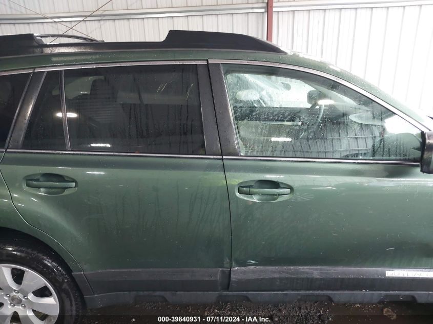 2010 Subaru Outback 2.5I Premium VIN: 4S4BRCCC5A3324644 Lot: 39840931