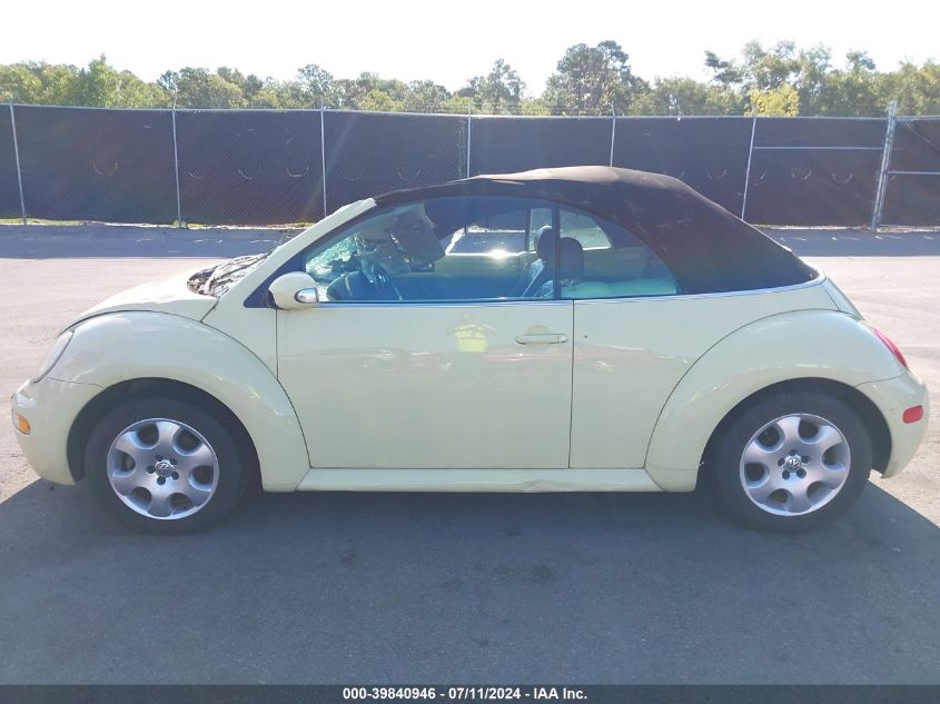 2003 Volkswagen New Beetle Gls VIN: 3VWCK21Y83M327557 Lot: 39840946