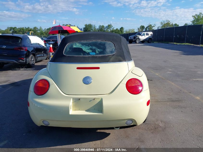 2003 Volkswagen New Beetle Gls VIN: 3VWCK21Y83M327557 Lot: 39840946