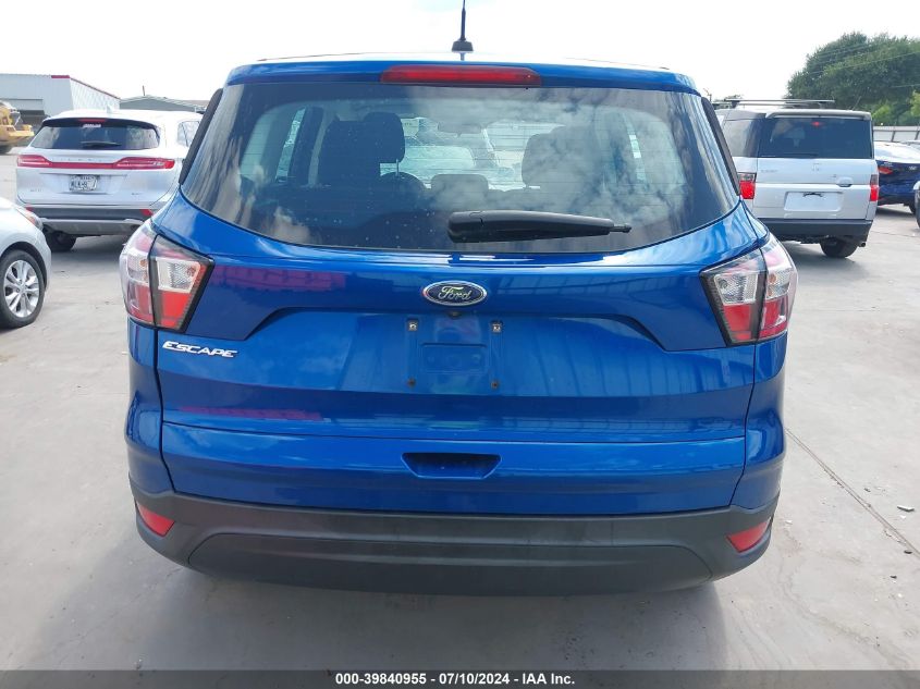 2018 Ford Escape S VIN: 1FMCU0F74JUD29991 Lot: 39840955