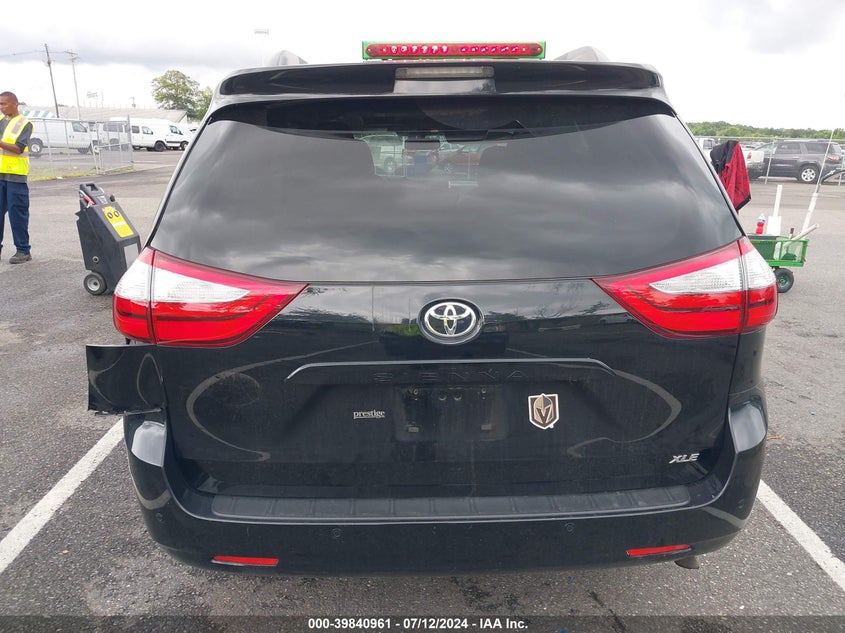 2016 Toyota Sienna Xle Premium 8 Passenger VIN: 5TDYK3DC8GS696472 Lot: 39840961