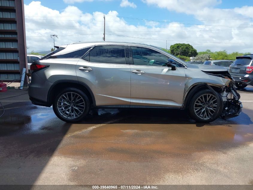 2022 Lexus Rx 350 F Sport Handling VIN: 2T2YZMAA0NC238415 Lot: 39840965