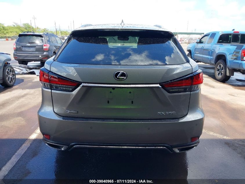 2022 Lexus Rx 350 F Sport Handling VIN: 2T2YZMAA0NC238415 Lot: 39840965