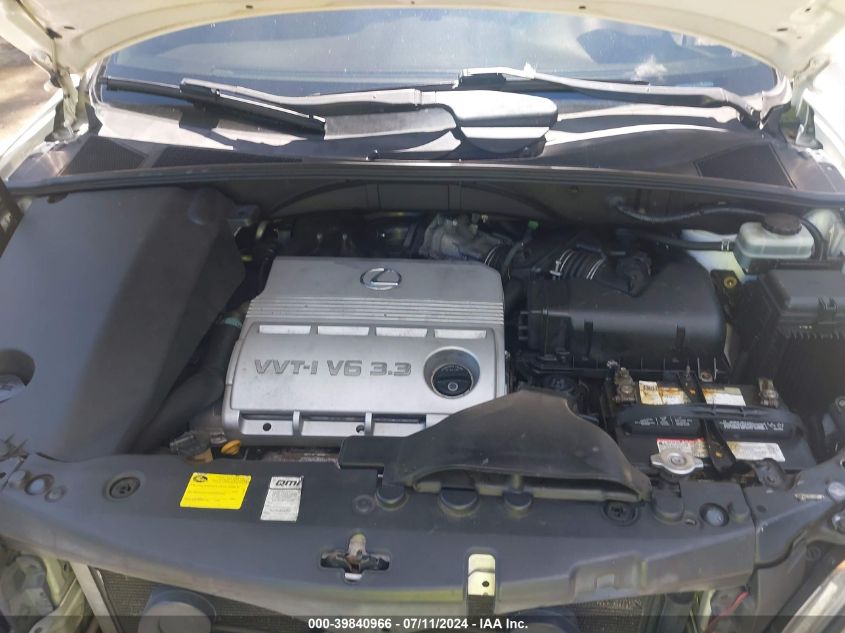 2004 Lexus Rx 330 VIN: JTJHA31U740007694 Lot: 39840966