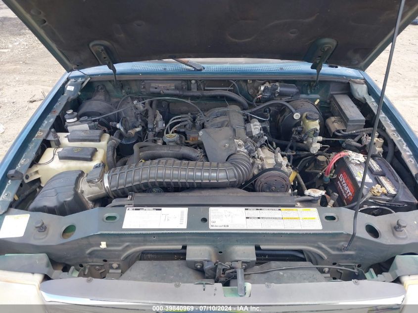 1998 Ford Ranger Splash/Xl/Xlt VIN: 1FTYR14X4WTA73644 Lot: 39840969