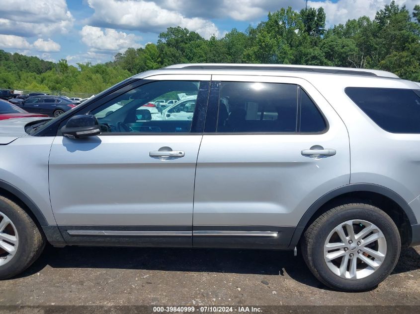 2017 Ford Explorer Xlt VIN: 1FM5K7D89HGD15788 Lot: 39840999