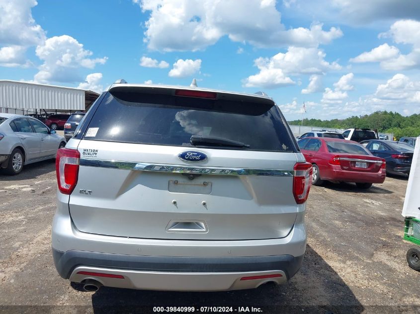 2017 Ford Explorer Xlt VIN: 1FM5K7D89HGD15788 Lot: 39840999