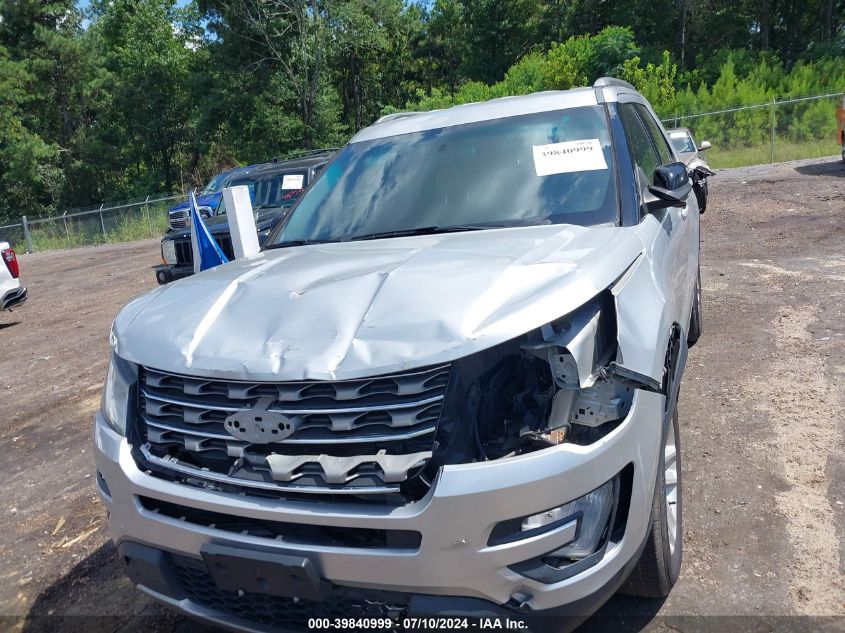 2017 Ford Explorer Xlt VIN: 1FM5K7D89HGD15788 Lot: 39840999