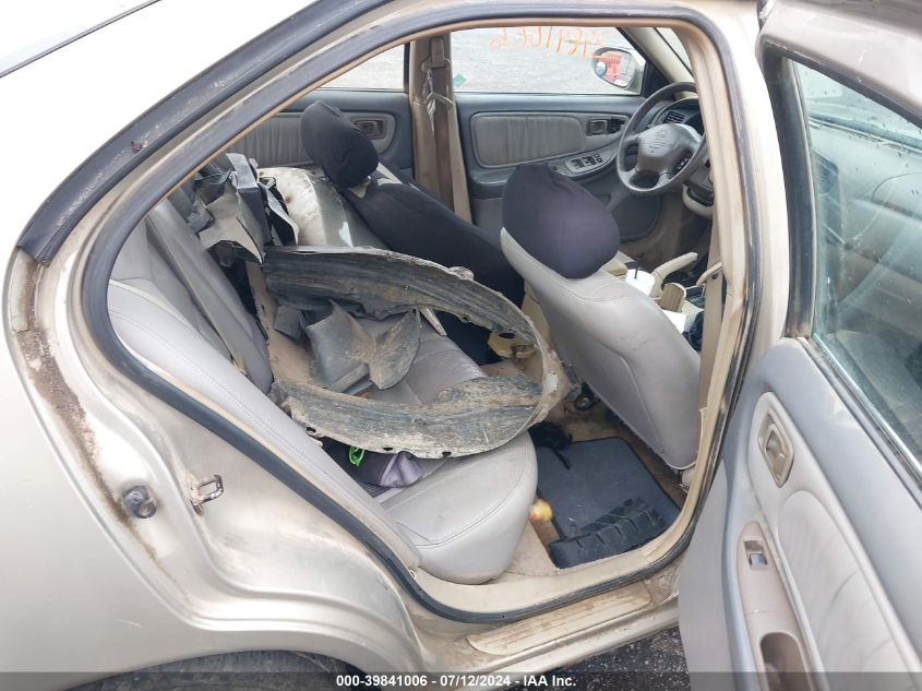 2000 Nissan Altima Gle/Gxe/Se/Xe VIN: 1N4DL01D0YC211306 Lot: 39841006