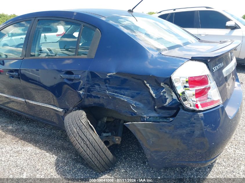 2012 Nissan Sentra 2.0 S VIN: 3N1AB6AP4CL769074 Lot: 39841008