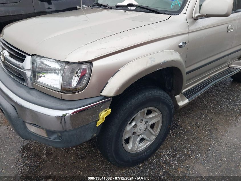 2001 Toyota 4Runner Sr5 V6 VIN: JT3GN86RX10184003 Lot: 39841062