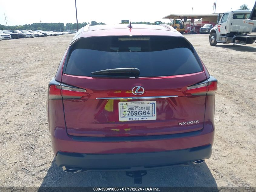 2016 Lexus Nx 200T VIN: JTJYARBZ1G2029048 Lot: 39841066