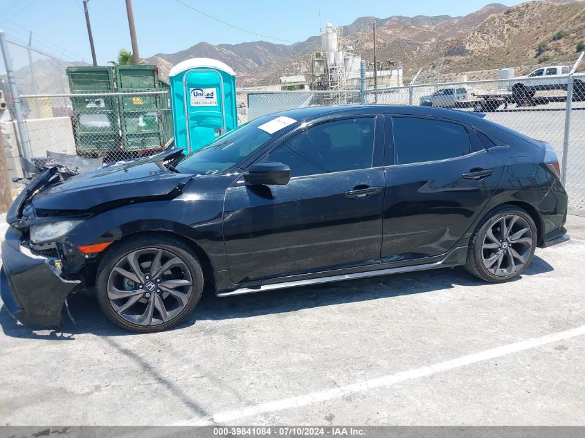 2018 Honda Civic Sport VIN: SHHFK7H45JU234947 Lot: 39841084