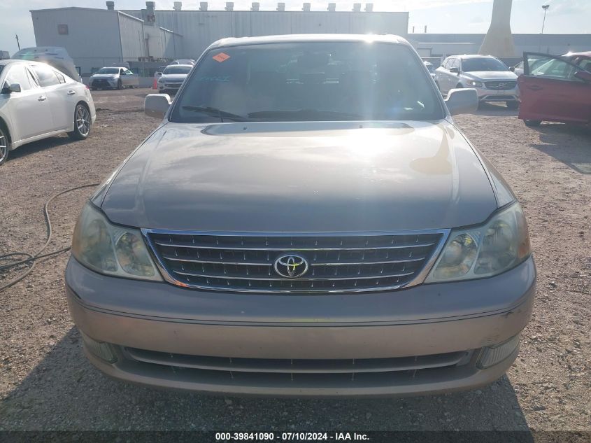 2004 Toyota Avalon Xls VIN: 4T1BF28B24U367520 Lot: 39841090