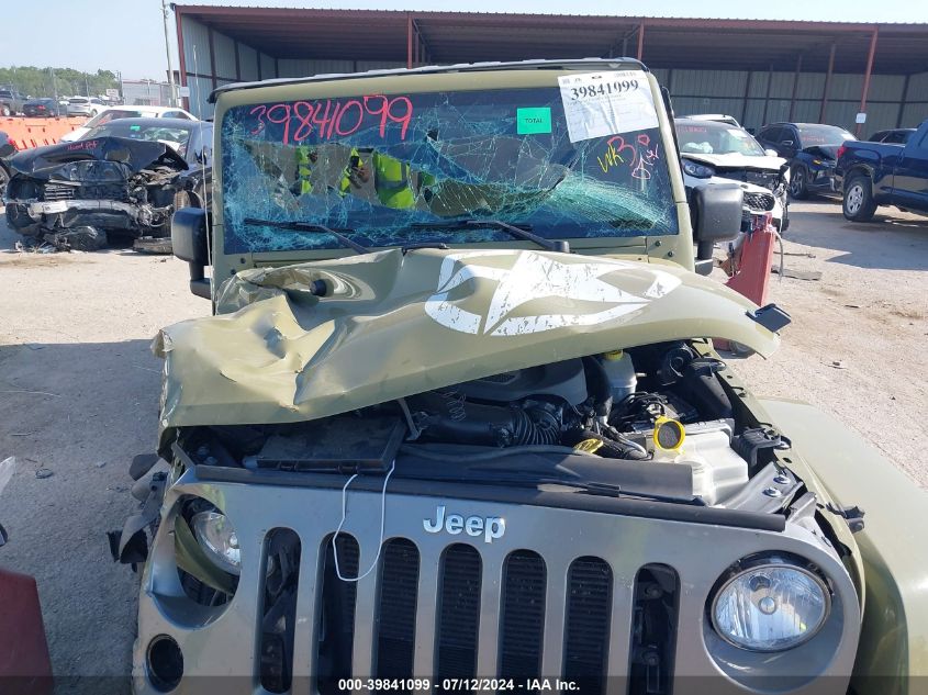 2013 Jeep Wrangler Unlimited Freedom Edition VIN: 1C4BJWDG7DL580674 Lot: 39841099