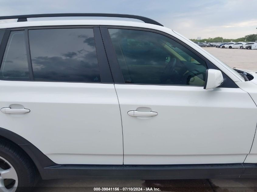 2007 BMW X3 3.0Si VIN: WBXPC93417WF14283 Lot: 39841156