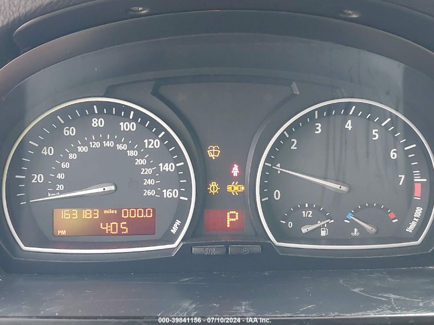 2007 BMW X3 3.0Si VIN: WBXPC93417WF14283 Lot: 39841156