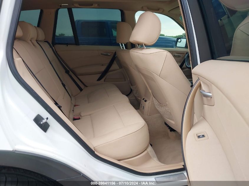 2007 BMW X3 3.0Si VIN: WBXPC93417WF14283 Lot: 39841156