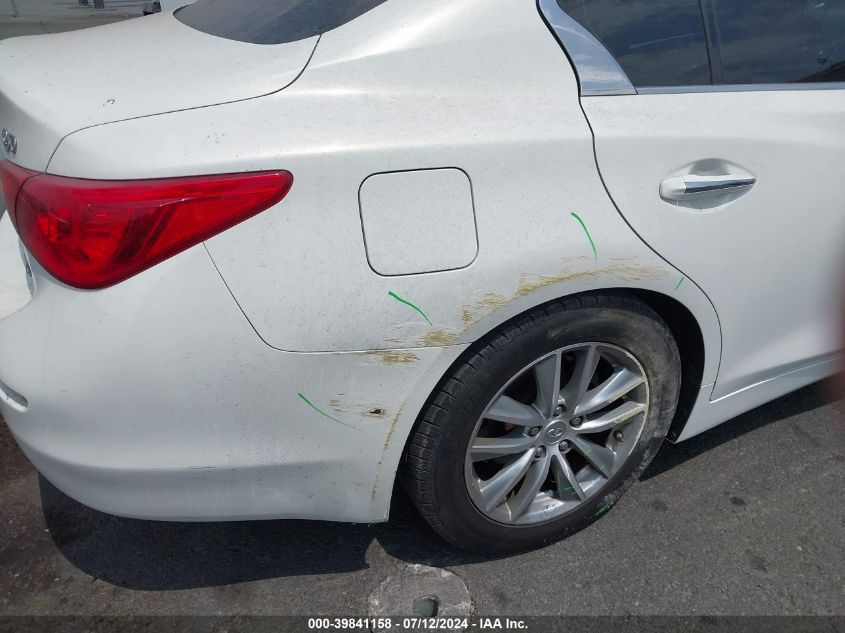 2014 Infiniti Q50 Premium VIN: JN1BV7AP5EM692810 Lot: 39841158