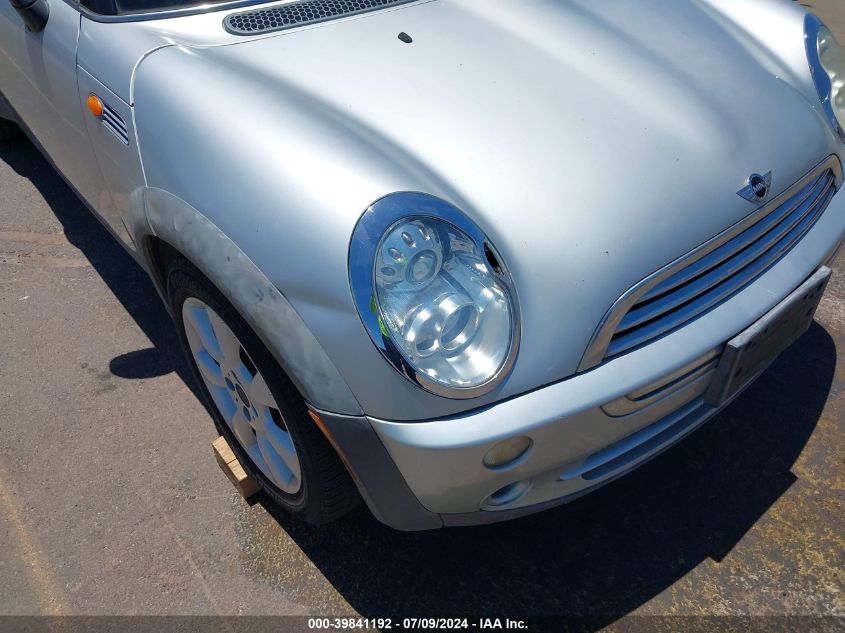 2005 Mini Cooper VIN: WMWRC33565TJ73306 Lot: 39841192