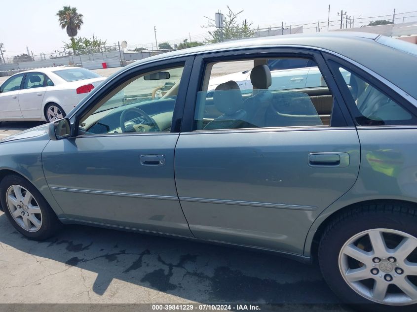 2003 Toyota Avalon Xl VIN: 4T1BF28B63U297373 Lot: 39841229