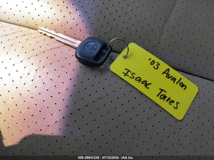 2003 Toyota Avalon Xl VIN: 4T1BF28B63U297373 Lot: 39841229