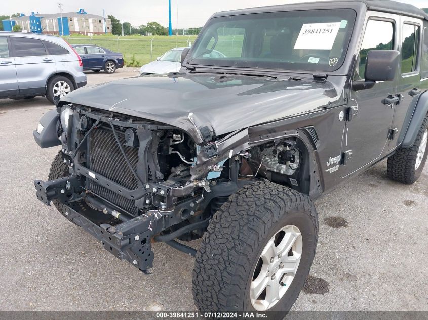 2019 Jeep Wrangler Unlimited Sport S 4X4 VIN: 1C4HJXDGXKW659042 Lot: 39841251