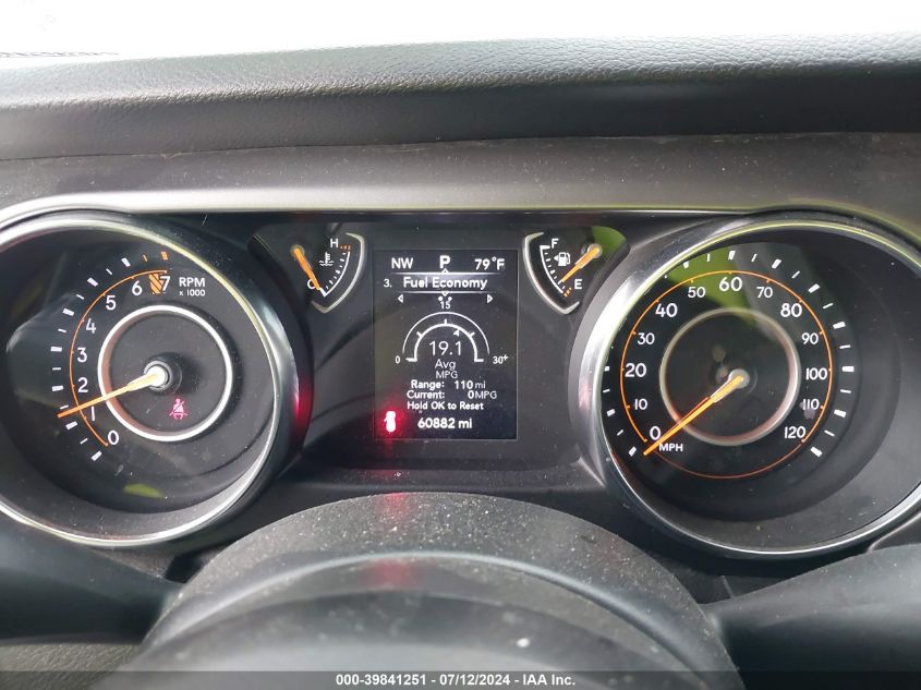 2019 Jeep Wrangler Unlimited Sport S 4X4 VIN: 1C4HJXDGXKW659042 Lot: 39841251