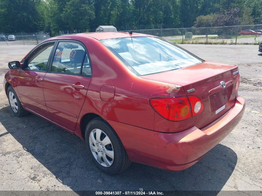 2003 Toyota Corolla Le VIN: 2T1BR38E03C152516 Lot: 39841307