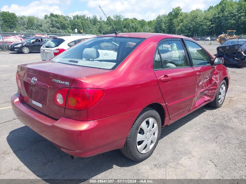 2003 Toyota Corolla Le VIN: 2T1BR38E03C152516 Lot: 39841307