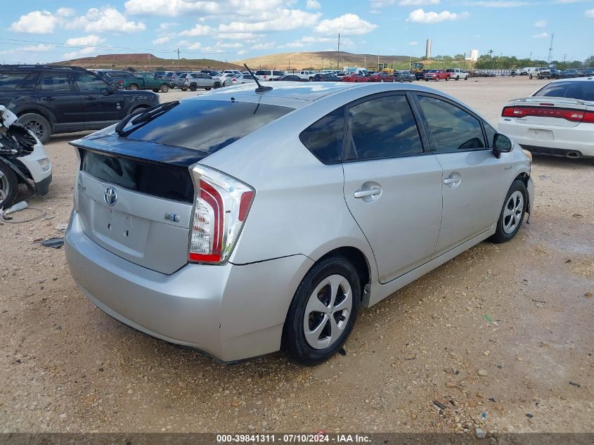 2013 Toyota Prius Three VIN: JTDKN3DU8D0344139 Lot: 39959711