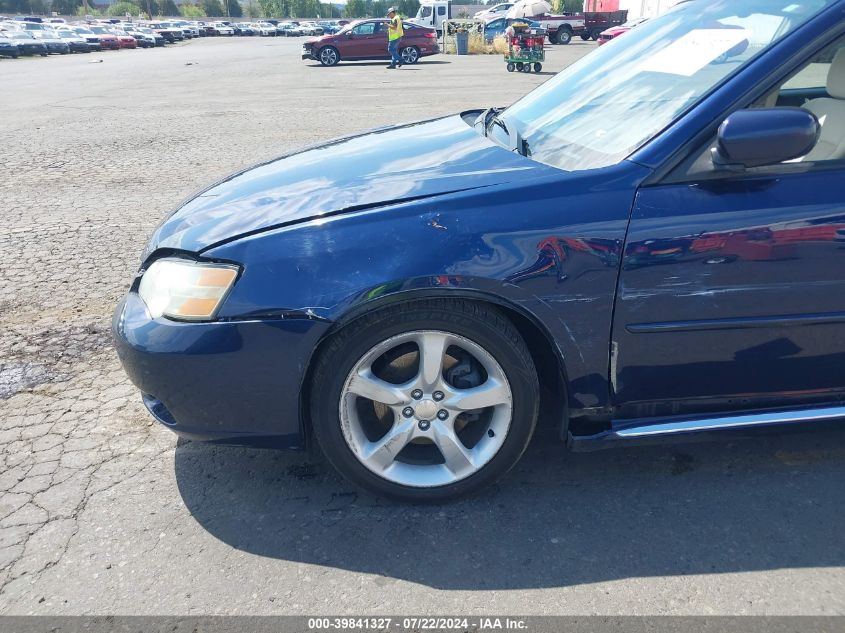 2006 Subaru Legacy 2.5I/2.5I Limited VIN: 4S3BL626167208943 Lot: 39841327