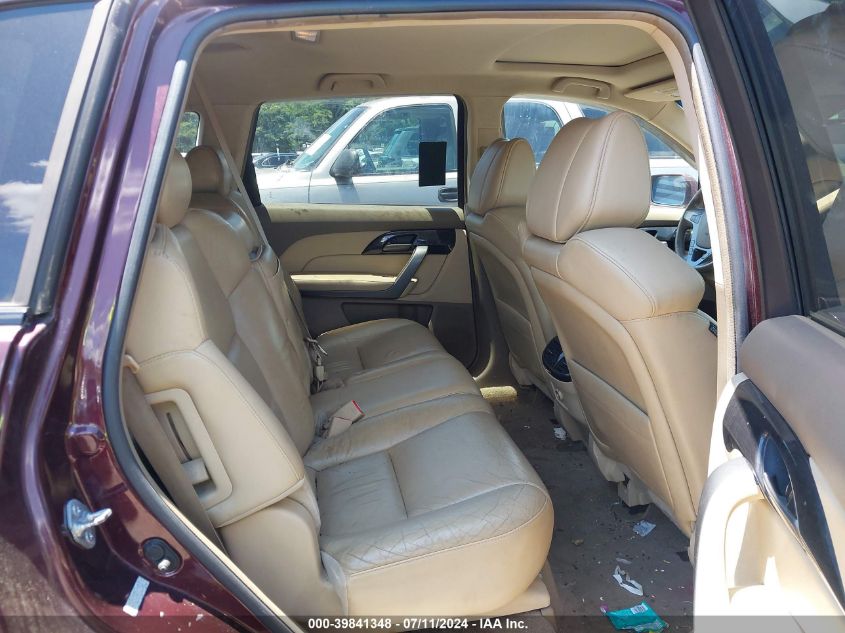 2009 Acura Mdx Technology Package VIN: 2HNYD28699H527260 Lot: 39841348