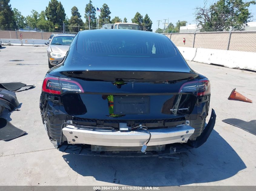 2019 Tesla Model 3 Long Range/Performance VIN: 5YJ3E1EB7KF418042 Lot: 40553827