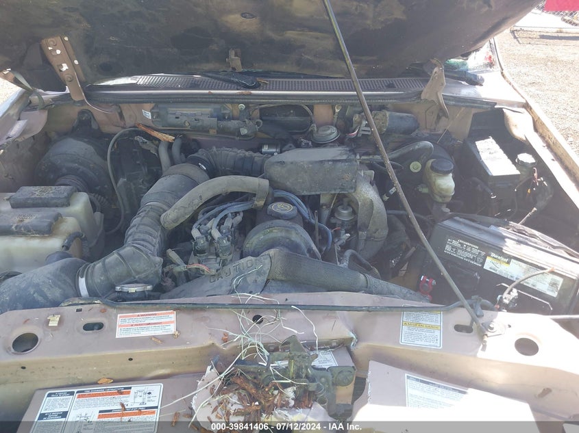 1997 Ford Ranger Splash/Xl/Xlt VIN: 1FTCR10A4VUB67494 Lot: 39841406